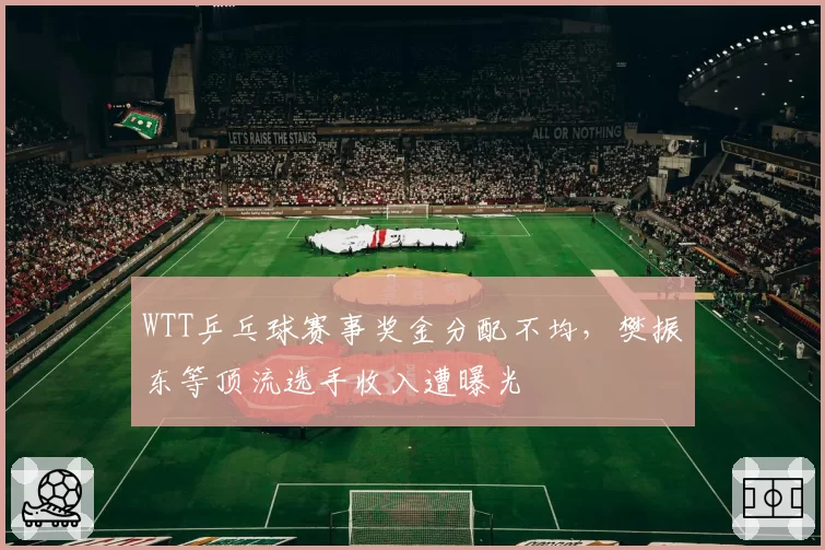 WTT乒乓球赛事奖金分配不均,樊振东等顶流选手收入遭曝光